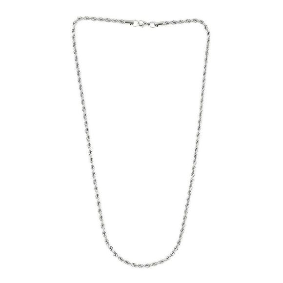 Rope Chain 24 Inches in Stainless Steel - Picture 3 of 3